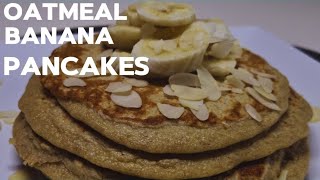 How to make a Healthy and Delicious Oatmealbanana pancakes WITHOUT SUGAR!#Oatmealrecipe