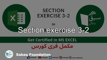 Section exercise 3-2, Computer Science Lecture | Sabaq.pk
