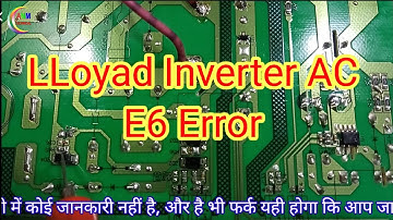 LLoyd Inverter AC PCB repair