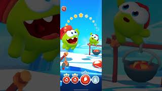 Cut the Rope 3 gameplay - Arctic - Level B4, D7, A1 - 3 stars (Poto Nommie)