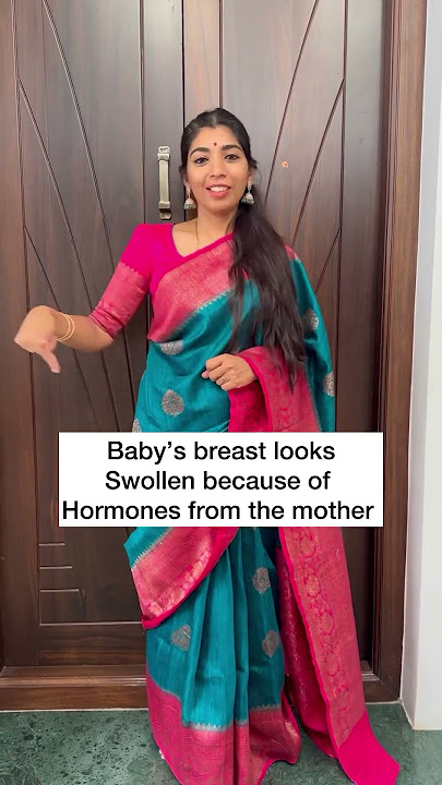 Squeezing Baby's Breasts to remove Milk !!