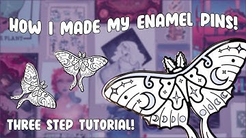making enamel pins for the first time!! (Full Tutorial Ft. GS-JJ)