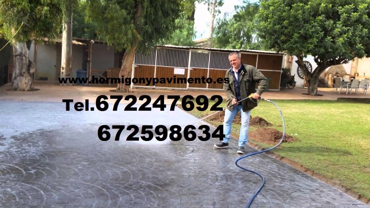 Como Se Hace Hormigon Impreso LOS CARRILLOS,Murcia Tel.672247692