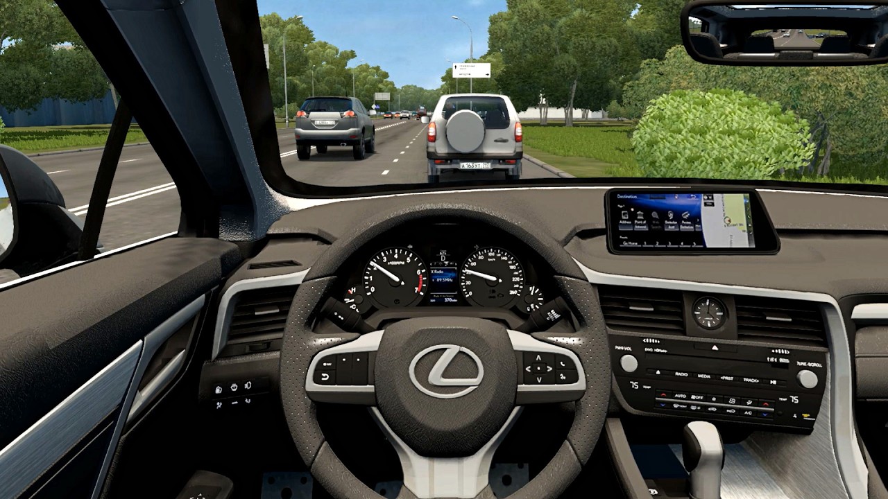 2017 Lexus RX350 - City Car Driving [Steering Wheel Game Play] - YouTube