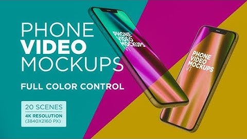 Phone Video Mockups V1 / After Effects Project Files Download