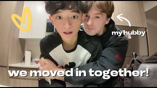 I Moved In With my Husband!!!🥺(after 2 years of long distance) *gay couple vlog*