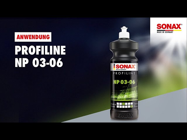 SONAX PROFILINE NP 03-06 (5 Litri) per la lucidatura Professionale di Vernici opache e graffiate, Senza Silicone | Art. 02085000