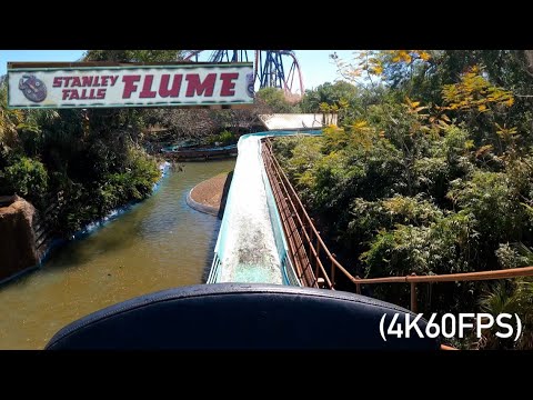 Stanley Falls Flume POV 4K60FPS | Busch Gardens Tampa 2024 (DEFUNCT ...