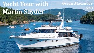 Inside a Beautifully Maintained 1991 Ocean Alexander 520 Motor Yacht