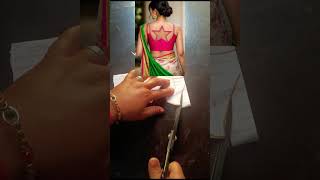 blouse ke back neck star wala design