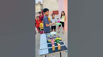 🤪Loot Sake To Loot...#challenge #funny #tricky #tictactoe #tennis #foodie #batball #hockey #prize