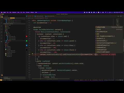 14  Bloc to Bloc communication using BlocListener