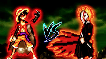 Wano Luffy (New) VS Ichigo V3 OP (all form) in Jump Force Mugen 😱