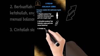 5 Pesan Malaikat Jibril