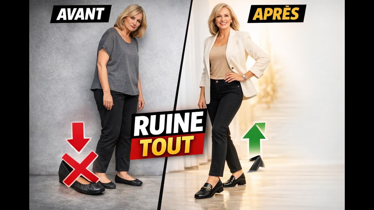 Ces chaussures ruinent votre silhouette après 50 ans
