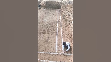 Raft Foundation Layout 💯#construction #shorts