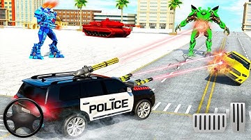 Flying Prado Helicopter Car Transform Robot Games 2021-Gameplay Walkthrough Part 1 (Android, iOS)