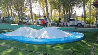 In Stock Jumping Bouncy Inflatable Jumping Cloud Jumping Pillow For Outdoor Park