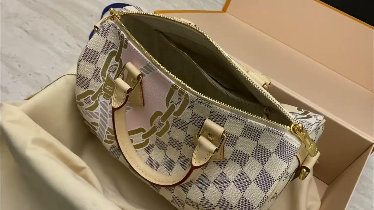 My first LV bag!! Speedy 25 bandoulière is finally mine, a beautiful MIF  piece that is the start of my luggage set 💕💕 (would love if anyone UK  based recommends a good