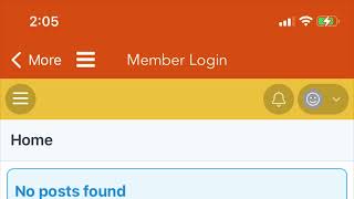 SUPC Member Login area on church app screenshot 4