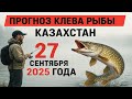 ПРОГНОЗ КЛЁВА в Казахстане на 27 сентября 2025 года: Неожиданные Трофеи ждут!