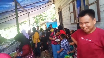suasana resepsi perkawinan di desa saripoi.@pumpungdatahchanel