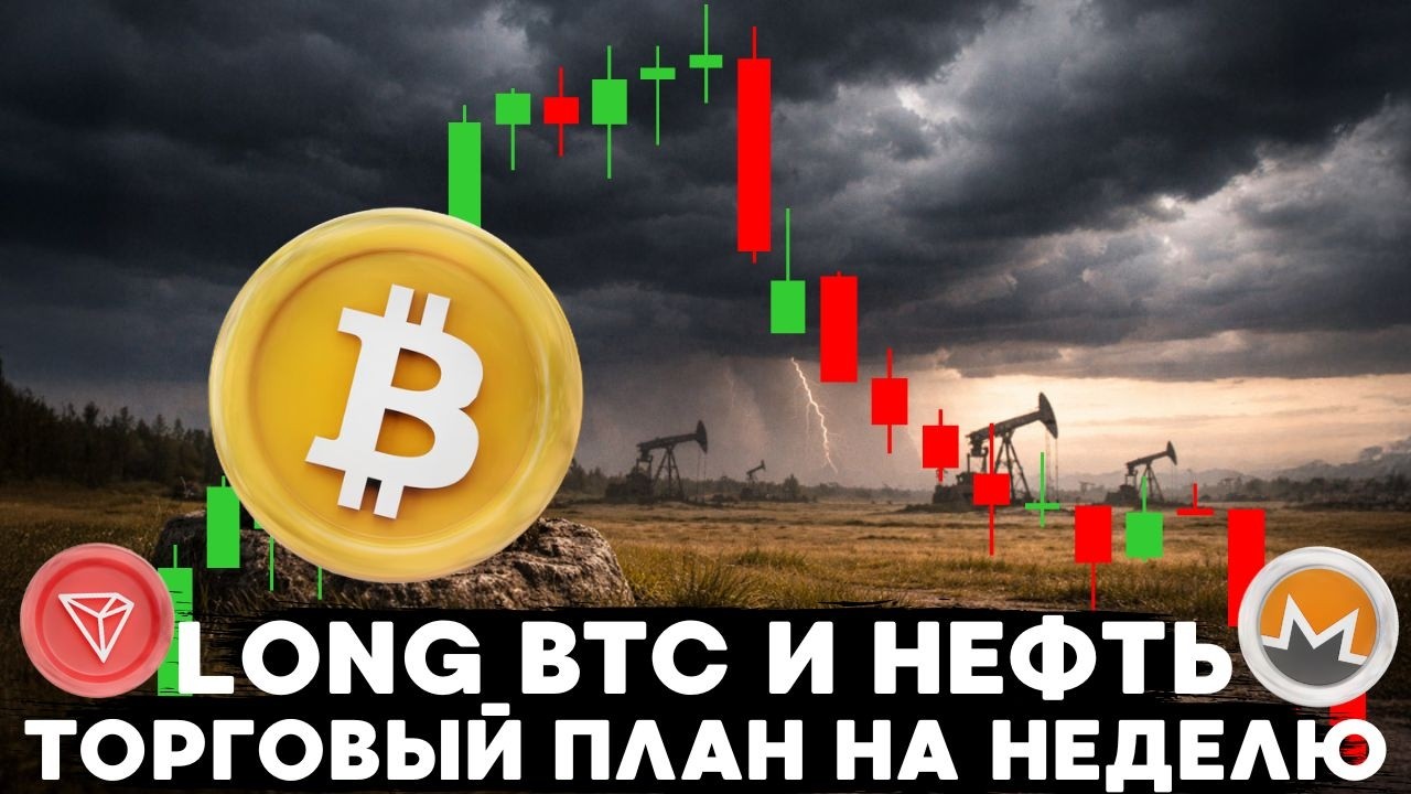 НОВЫЙ LONG ПО BTC, АКТУАЛЬНЫЕ SHORT-ПОЗИЦИИ ,ЗАБИРАЮ ПРОФИТ С НЕФТИ!