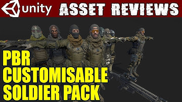 Unity Asset Reviews - PBR Customized Soldier
