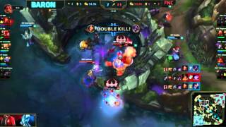 C9 Hai Steal Baron, Sneaky Outplay - C9 Vs Fnc - World 2015