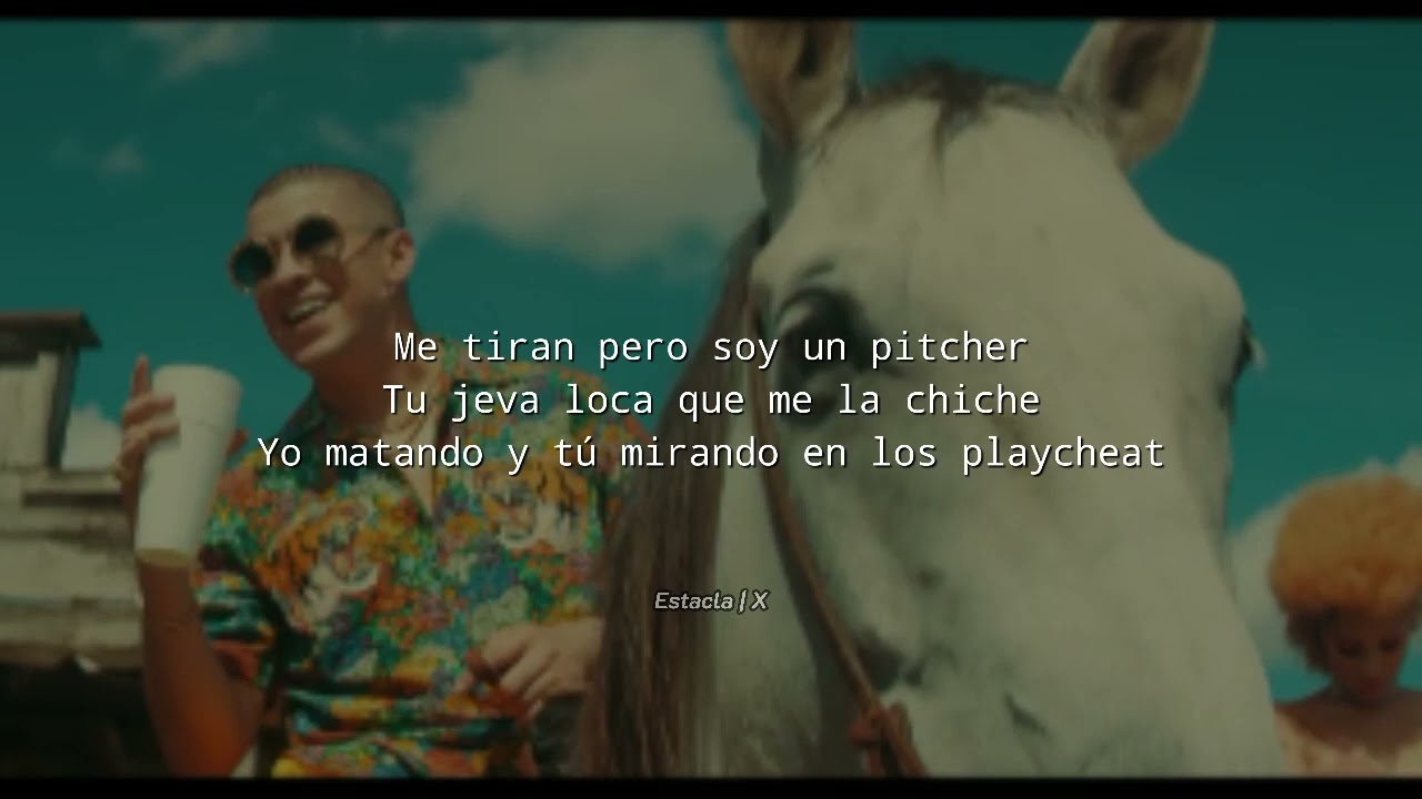 Bad Bunny - no metes cabra (letra/Lyrics) YouTube