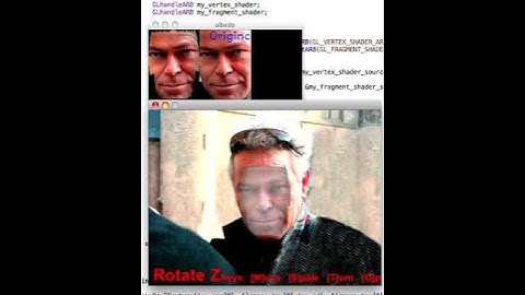 Spherical Harmonics relighting of a human face using OpenCV & OpenGL