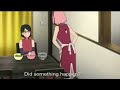 Sarada and sakura talk about Naruto