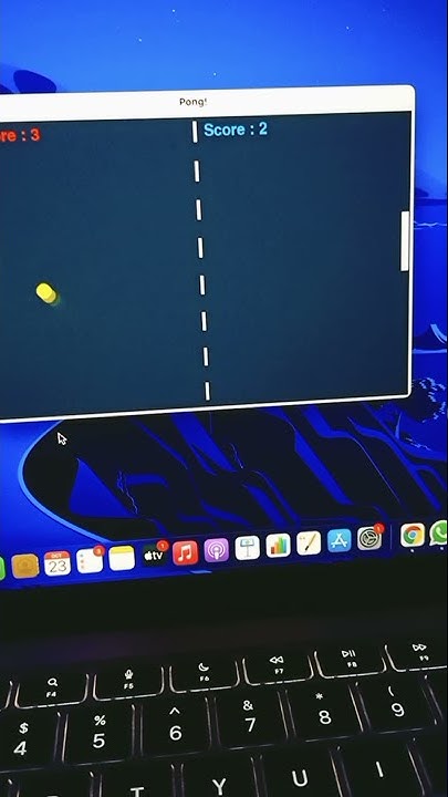 Playing ping pong game in using python code #shorts #pingpong #gaming # ...
