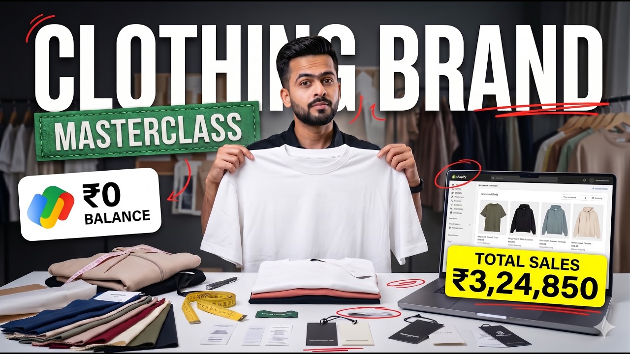 Build Clothing Brand From Scratch in 2026! Real Life Experience From Sourcing to Selling!!