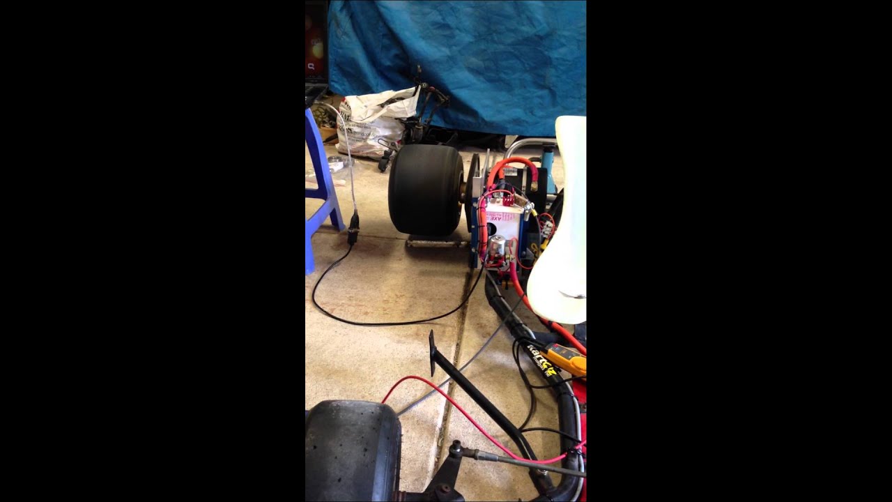 DC Electric Go Kart First Run Wheels Up YouTube