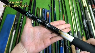Video Số 75 : Cần Câu Iso Bé Mini - Cần Daiwa Cứng 80 Định Vị Khoen Carbon 2 Da - Đồ Câu Bãi Nhật