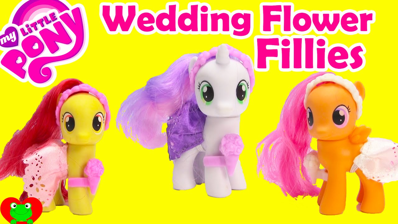 My little pony wedding flower fillies set