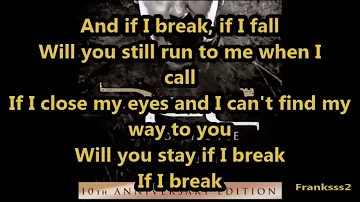 Red - If I break (Lyrics on Screen)