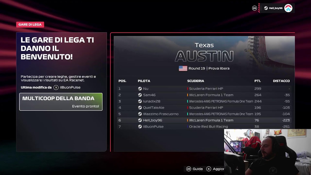 Multicoop con la banda. GP Singapore... Stasera ci ritiriamo prima di partire sicuro