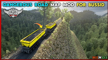 DANGEROUS ROAD MAP MOD FOR BUS SIMULATOR INDONESIA | BUSSID MAP MOD | BUSSID V3.7.1