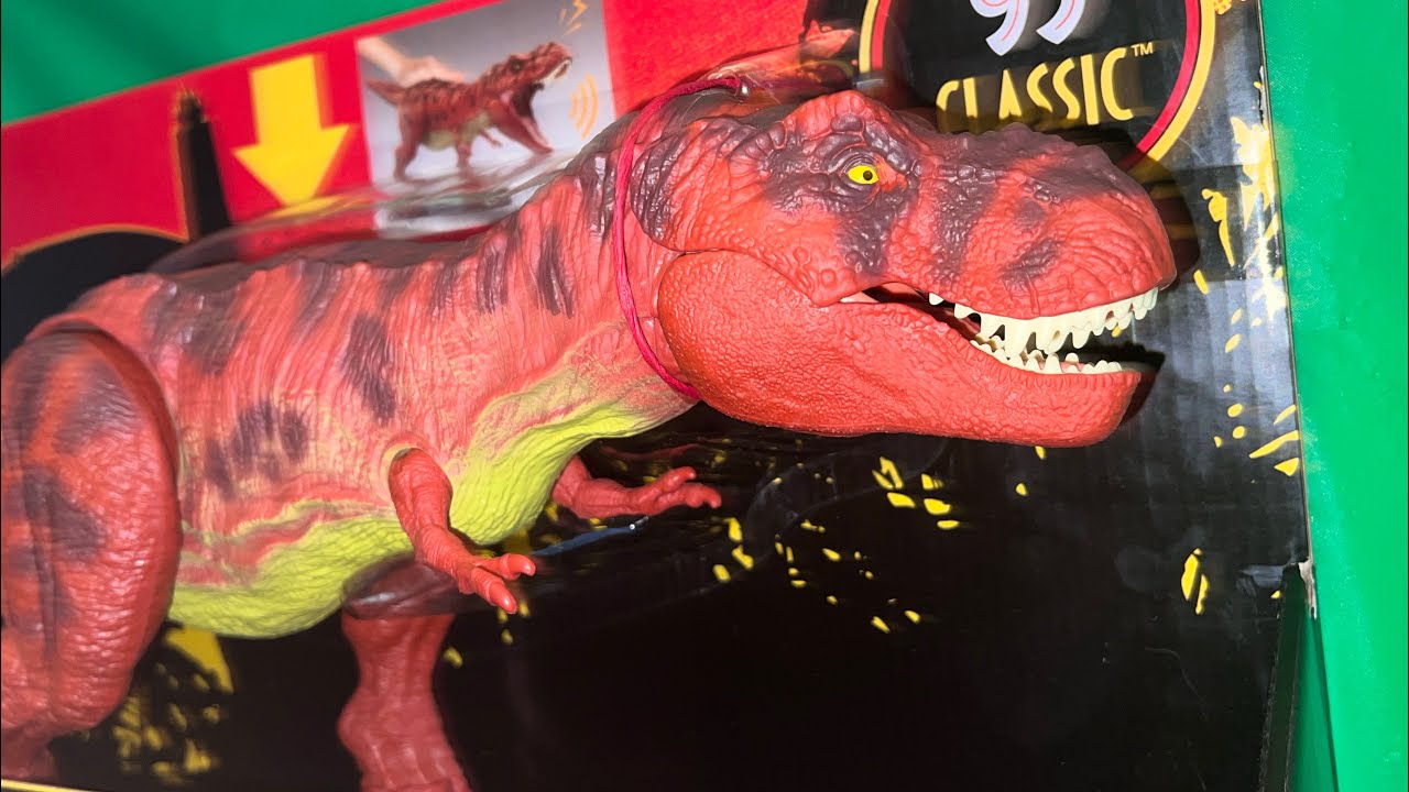 Jurassic Park 30th anniversary Mattel Red Rex Review! YouTube Jurassic Park 30th anniversary Mattel Red Rex Review! YouTube