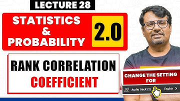 Rank Correlation Coefficient Part 2 | Spearman Rank Correlation | Statistics & Probability By GP Sir