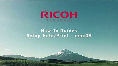 Ricoh-macOS-Hold Print & User Code