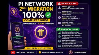 🔥 Pi Network 2nd Migration 100% Complete Guide | KYC Problem Solve | Future Kya Hoga? 🚀
