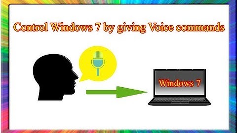 how to control Windows 7 computer with our voice commands