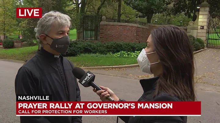 Prayer Rally At Governor's Mansion