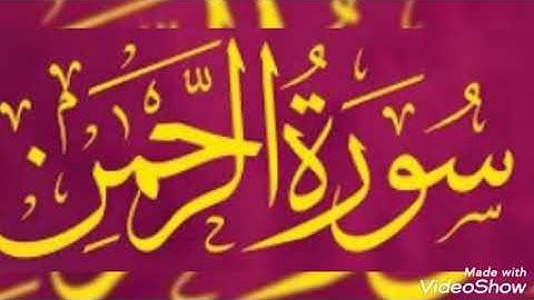 سورة الرحمن بصوت الشيخ أبو أنس شمس الدين
