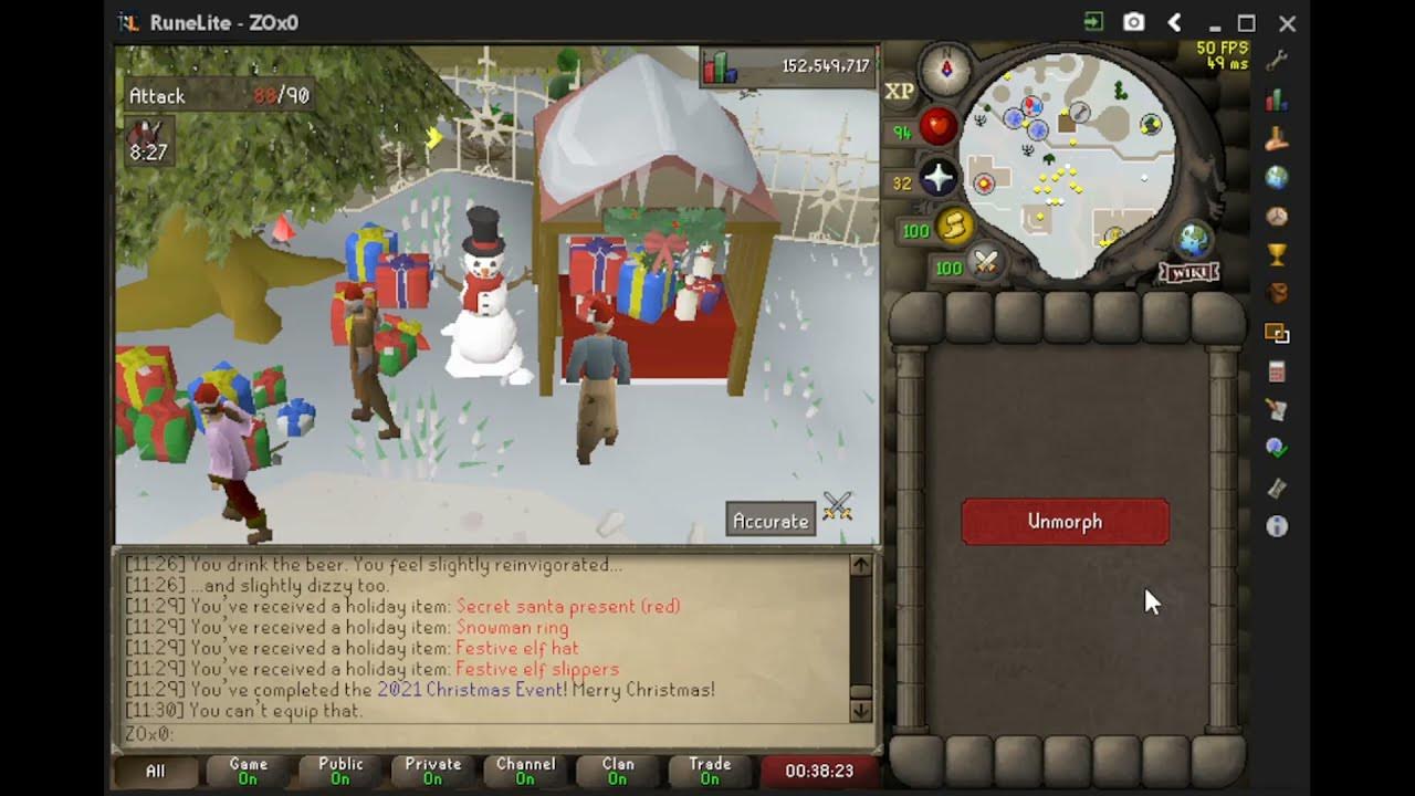 [OSRS] Christmas Event 2021 Reward. YouTube