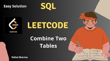 Leetcode Problem 175. Combine Two Tables | Leetcode SQL Interview Problem with Solution