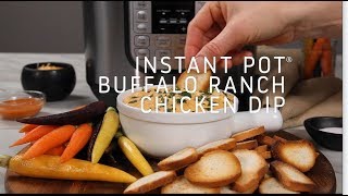 Instant Pot Buffalo Ranch Chicken Dip